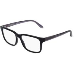 Luxottica Fashion Brillen Vertriebs GmbH Emporio Armani EA 3218 Herren-Brille inkl. Gläser Vollrand Quadratisch Acetat-Gestell 55/17/145, Schwarz