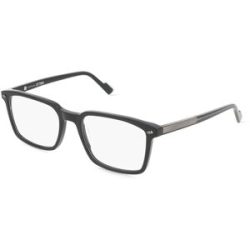 DE RIGO Vision D.A.CH. GmbH Sting VST511 Unisex-Brille inkl. Gläser Vollrand Quadratisch Acetat-Gestell 54/19/145, Schwarz