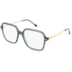 Safilo GmbH Isabel Marant IM0230 Damen-Brille inkl. Gläser Vollrand Geometrisch Acetat-Gestell 53/16/140, Grün