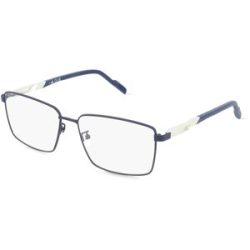 Marcolin Deutschland GmbH Adidas SP5060 Unisex-Brille inkl. Gläser Vollrand Quadratisch Metall-Gestell 59/16/145, Blau