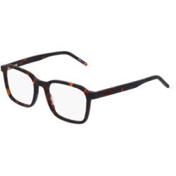Safilo GmbH Hugo HG 1202 Herren-Brille inkl. Gläser Vollrand Quadratisch Acetat-Gestell 53/20/145, Havanna