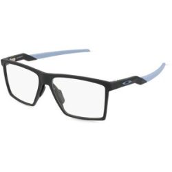 Luxottica Fashion Brillen Vertriebs GmbH Oakley OX8052 FUTURITY Herren-Brille inkl. Gläser Vollrand Quadratisch Kunststoff-Gestell 57/14/139, Schwarz