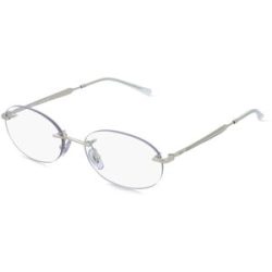 Luxottica Fashion Brillen Vertriebs GmbH Ray-Ban 0RX3767V Unisex-Brille inkl. Gläser Randlos Oval Metall-Gestell 52/18/145, Silber