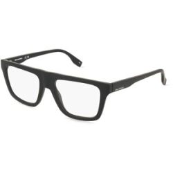 Marchon Germany GmbH Karl Lagerfeld KL6176 Unisex-Brille inkl. Gläser Vollrand Quadratisch Kunststoff-Gestell 53/18/145, Schwarz