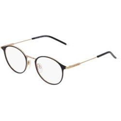 Safilo GmbH Tommy Hilfiger TH1771 Unisex-Brille inkl. Gläser Vollrand Panto Metall-Gestell 49/21/145, Schwarz