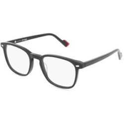 DE RIGO Vision D.A.CH. GmbH Sting VST509L Unisex-Brille inkl. Gläser Vollrand Panto Acetat-Gestell 50/19/140, Schwarz