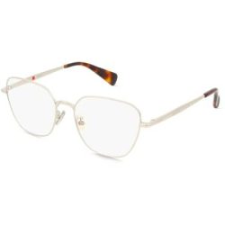 Thélios Kenzo KZ50214U Damen-Brille inkl. Gläser Vollrand Cat Eye Metall-Gestell 55/17/145, Grau