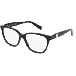 Marchon Germany GmbH Longchamp LO2715 Unisex-Brille inkl. Gläser Vollrand Cat Eye Acetat-Gestell 52/15/140, Schwarz
