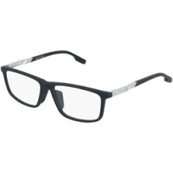 Marcolin Deutschland GmbH adidas SP5086-H Herren-Brille inkl. Gläser Vollrand Eckig Kunststoff-Gestell 55/15/145, Schwarz