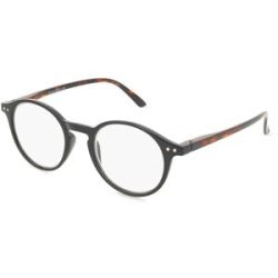 Breitfeld + Schliekert GmbH I NEED YOU SASHA Unisex-Fertiglesebrille Vollrand Panto Kunststoff-Gestell, Schwarz