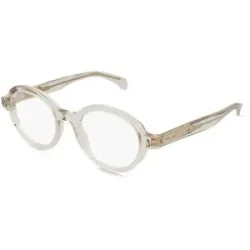 Luxottica Fashion Brillen Vertriebs GmbH Moncler ME2005 Unisex-Brille inkl. Gläser Vollrand Rund Acetat-Gestell 49/21/145, Beige