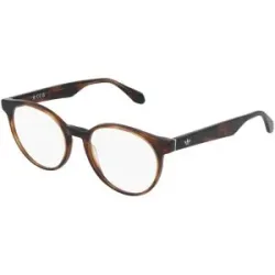 Marcolin Deutschland GmbH Adidas Originals OR5085 Unisex-Brille inkl. Gläser Vollrand Rund Acetat-Gestell 51/18/150, Havanna