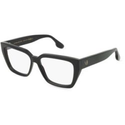 Safilo GmbH Victoria Beckham VB2648 Unisex-Brille inkl. Gläser Vollrand Quadratisch Acetat-Gestell 54/15/145, Schwarz