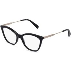 Marchon Germany GmbH Longchamp LO 2692 Unisex-Brille inkl. Gläser Vollrand Butterfly Kunststoff-Gestell 54/17/145, Schwarz