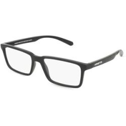 Luxottica Fashion Brillen Vertriebs GmbH Arnette 0AN7253 KOKO Herren-Brille inkl. Gläser Vollrand Quadratisch Acetat-Gestell 55/17/140, Schwarz