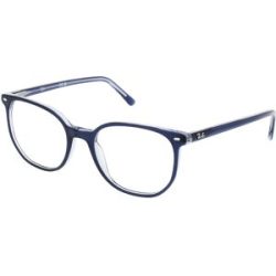 Luxottica Fashion Brillen Vertriebs GmbH Ray-Ban RX5397 ELLIOT Unisex-Brille inkl. Gläser Vollrand Geometrisch Acetat-Gestell 52/19/145, Blau