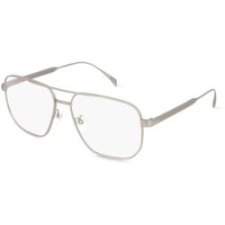 Safilo GmbH David Beckham DB 7124 Herren-Brille inkl. Gläser Vollrand Quadratisch Titan-Gestell 58/16/150, Grau