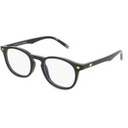 Tree Distribution GmbH Le Specs CLUB ROYALE Unisex-Blaulichtfilterbrille ohne Sehstärke Vollrand Rund Kunststoff-Gestell, Gold