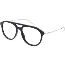 Kering Eyewear Spa Gucci GG1708O Unisex-Brille inkl. Gläser Vollrand Quadratisch Acetat-Gestell 53/17/140, Schwarz