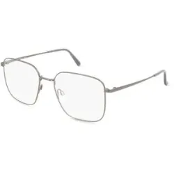 Zhangzhou Agilton Optical Co., Ltd. Fielmann MC 644 FA MASON Herren-Brille inkl. Gläser Vollrand Quadratisch Edelstahl-Gestell 56/19/145, Grau