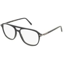 Marchon Germany GmbH Ferragamo SF3006 Unisex-Brille inkl. Gläser Vollrand Pilot Acetat-Gestell 56/16/145, Schwarz
