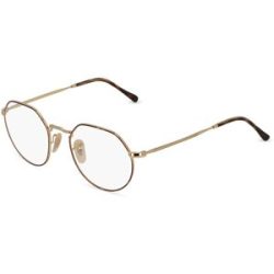 Luxottica Fashion Brillen Vertriebs GmbH Ray-Ban RB 6465 Unisex-Brille inkl. Gläser Vollrand Panto Metall-Gestell 51/20/140, Gold