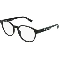 Marchon Germany GmbH Lacoste L4009MAG-SET Herren-Brille inkl. Gläser Vollrand Eckig Kunststoff-Gestell 53/19/145, Schwarz