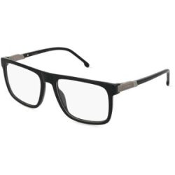 Safilo GmbH Carrera 1136 Damen-Brille inkl. Gläser Vollrand Quadratisch Kunststoff-Gestell 56/18/145, Schwarz