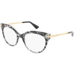 Luxottica Fashion Brillen Vertriebs GmbH Dolce&Gabbana DG3392 Damen-Brille inkl. Gläser Vollrand Butterfly Acetat-Gestell 52/20/145, Schwarz