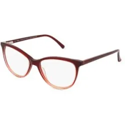 Wenzhou Lanson International Co., Ltd. Fielmann LN 009 MOD II FLEX CL Damen-Brille inkl. Gläser Vollrand Butterfly Acetat-Gestell 52/15/135, Rot