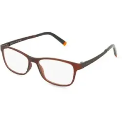 Charmant GmbH Europe Esprit 17457 Damen-Brille inkl. Gläser Vollrand Quadratisch Ultem-Gestell 50/15/135, Braun