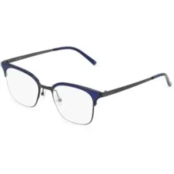 Good Quality Fielmann Q 071 CL Herren-Brille inkl. Gläser Vollrand Quadratisch Edelstahl-Gestell 51/20/145, Grau