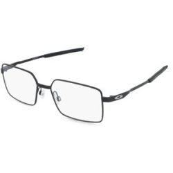 Luxottica Fashion Brillen Vertriebs GmbH Oakley 0OX3062 FOIL SQ Herren-Brille inkl. Gläser Vollrand Eckig Metall-Gestell 56/18/140, Schwarz