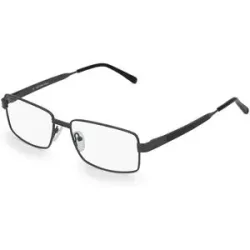 Optic Prima HK Fielmann OPH 9780 FLEX CL Herren-Brille inkl. Gläser Vollrand Quadratisch Metall-Gestell 55/16/140, Grau