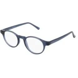Zhangzhou Agilton Optical Co., Ltd. Fielmann MC 616 CL MADDOX Unisex-Brille inkl. Gläser Vollrand Panto Propionat-Gestell 45/22/140, Blau
