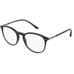 Luxottica Fashion Brillen Vertriebs GmbH Giorgio Armani 0AR7125 Herren-Brille inkl. Gläser Vollrand Panto Acetat-Gestell 52/20/145, Schwarz