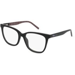 Safilo GmbH Missoni MMI 0114 Damen-Brille inkl. Gläser Vollrand Quadratisch Acetat-Gestell 53/18/140, Schwarz