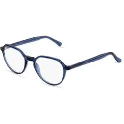 C&S CO. LTD. Fielmann ABC 068 CL Unisex-Brille inkl. Gläser Vollrand Panto Acetat-Gestell 51/20/140, Blau