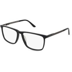 Design Eyewear Group Germany GmbH Jaguar J 1030 Unisex-Brille inkl. Gläser Vollrand Quadratisch Acetat-Gestell 56/15/145, Schwarz