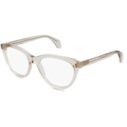 Luxottica Fashion Brillen Vertriebs GmbH Moncler ME2026 Damen-Brille inkl. Gläser Vollrand Oval Acetat-Gestell 54/19/145, Gelb