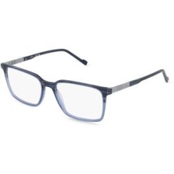 Marchon Germany GmbH Zeiss ZS25559 Herren-Brille inkl. Gläser Vollrand Eckig Acetat-Gestell 54/17/145, Blau