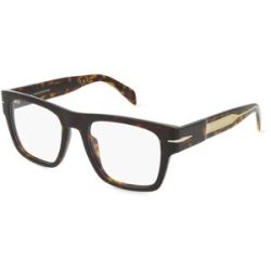 Safilo SpA David Beckham DB 7020/BOLD Herren-Brille inkl. Gläser Vollrand Quadratisch Acetat-Gestell 51/19/145, Havanna