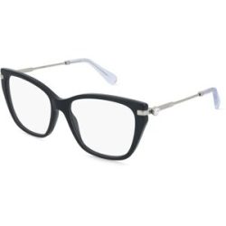 Luxottica Fashion Brillen Vertriebs GmbH Swarovski SK2060 Damen-Brille inkl. Gläser Vollrand Cat Eye Acetat-Gestell 55/16/140, Schwarz