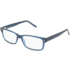 Wenzhou Lidong Optical Manufacture Co., Ltd. Fielmann LD 007 FLEX CL Herren-Brille inkl. Gläser Vollrand Quadratisch Acetat-Gestell 53/15/140, Blau