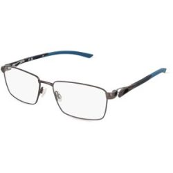 Marchon Germany GmbH Nike 8140 Unisex-Brille inkl. Gläser Vollrand Quadratisch Kunststoff-Gestell 58/17/145, Schwarz