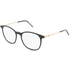 Safilo GmbH Hugo HG 1325 Damen-Brille inkl. Gläser Vollrand Eckig Acetat-Gestell 51/17/145, Schwarz