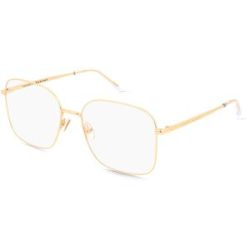 Safilo GmbH Isabel Marant IM0235 Damen-Brille inkl. Gläser Vollrand Quadratisch Metall-Gestell 55/17/140, Gold