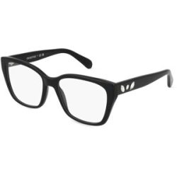 Luxottica Fashion Brillen Vertriebs GmbH Swarovski SK2008 Damen-Brille inkl. Gläser Vollrand Quadratisch Acetat-Gestell 53/17/140, Schwarz