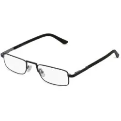 Myth Eyewear Fielmann MT 014 FLEX CL Herren-Brille inkl. Gläser Vollrand Halb Edelstahl-Gestell 50/20/145, Blau