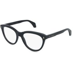 Luxottica Fashion Brillen Vertriebs GmbH Moncler ME2026 Damen-Brille inkl. Gläser Vollrand Oval Acetat-Gestell 54/19/145, Schwarz